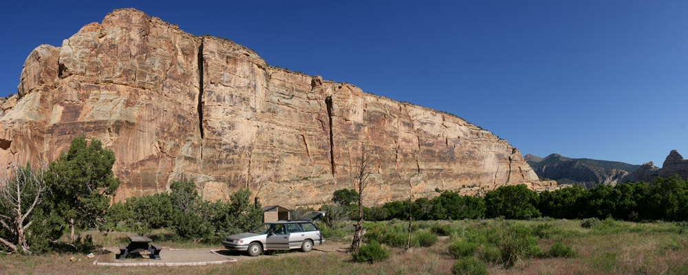 echo park road dinosaur national monument